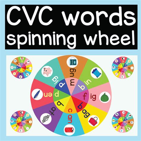 Free Printable Cvc Spinner