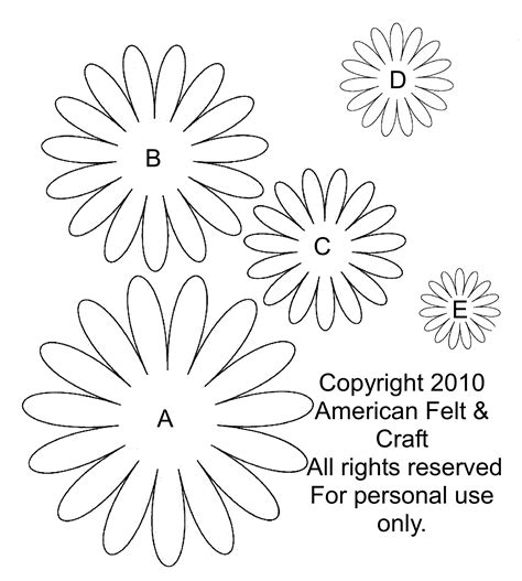 Free Printable Daisy Paper Pattern
