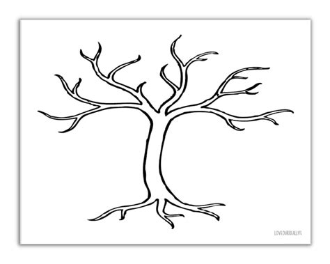 Free Printable Dead Trees Without Leaves