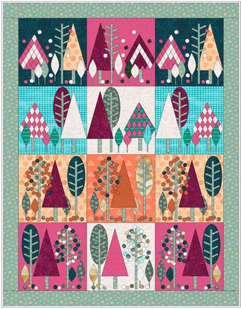 Free Printable Different Seasons Quilt Pattern