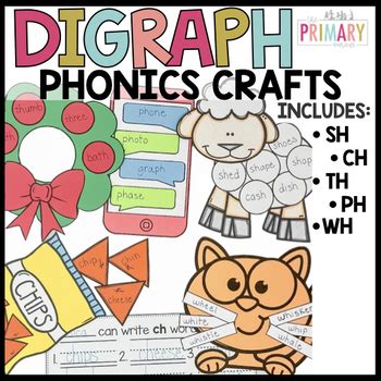Free Printable Digraph Crafts