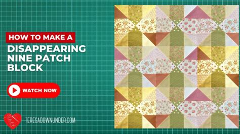 Free Printable Disappearing Nine Patch Pattern By Jenny Doan Tutorials