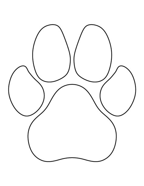 free printable dog paw print pattern