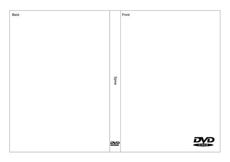Free Printable Dvd Sleeve Template