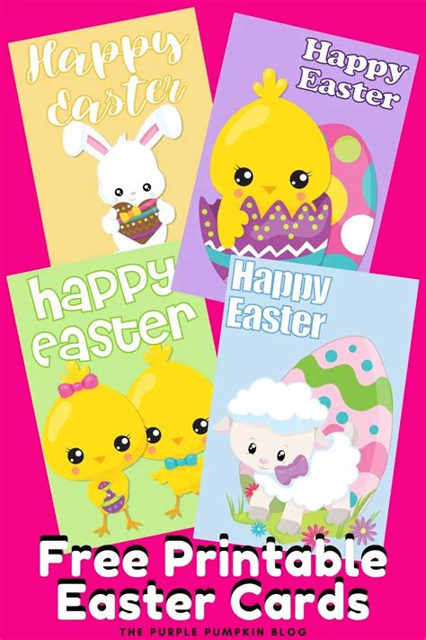 free printable easter cards to print