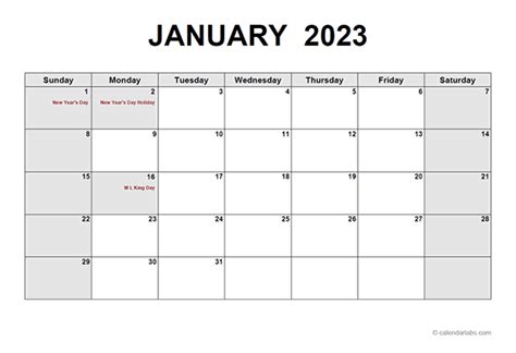 free printable fillable calendar 2023