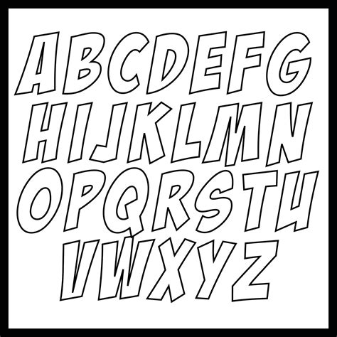 Free Printable Font Stencils