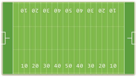 free printable football field template