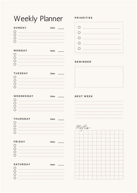 Free Printable For Micheals Planner