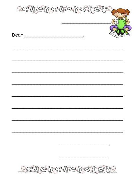 Free Printable Friendly Letter Writing Paper