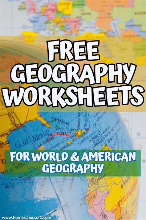 Free Printable Geography Workbook
