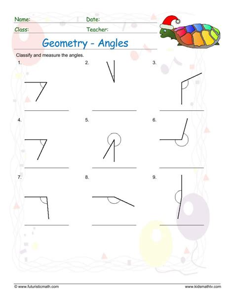 Free Printable Geometry Lessons