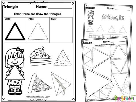 Free Printable Geometry Triangle Foldable