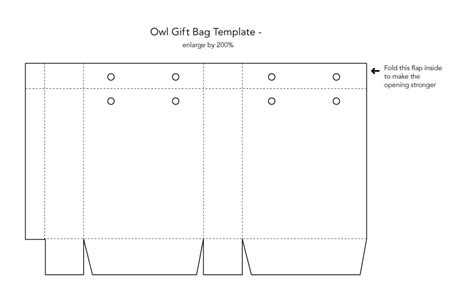 Free Printable Gift Bag Template