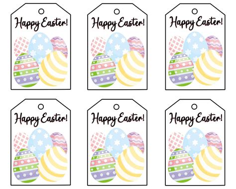 Free Printable Gift Tags Easter