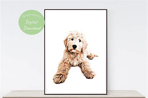 Free Printable Goldendoodle Poster