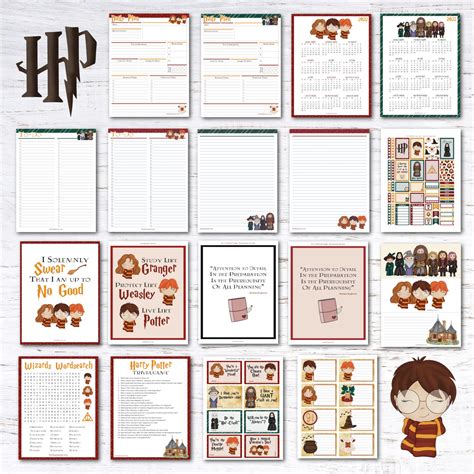 Free Printable Harry Potter Chatacters