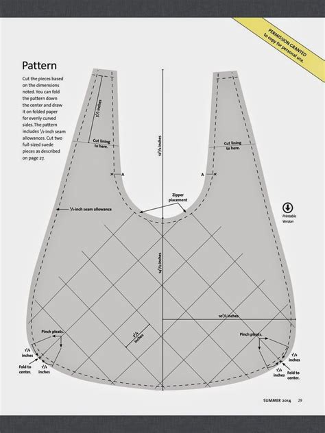 Free Printable Hobo Bag Patterns