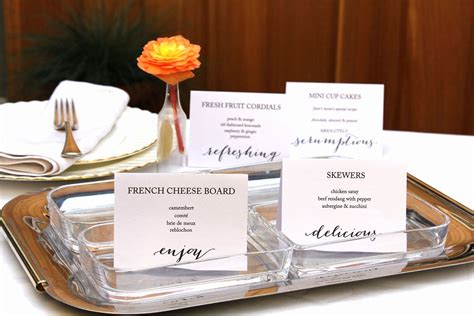 Free Printable Labels For Buffet Table