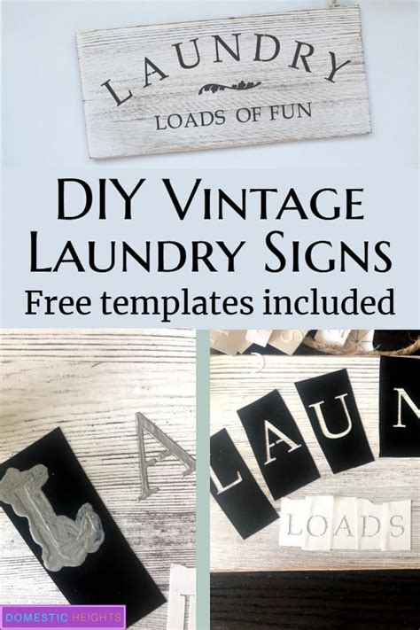 Free Printable Laundry Stencils