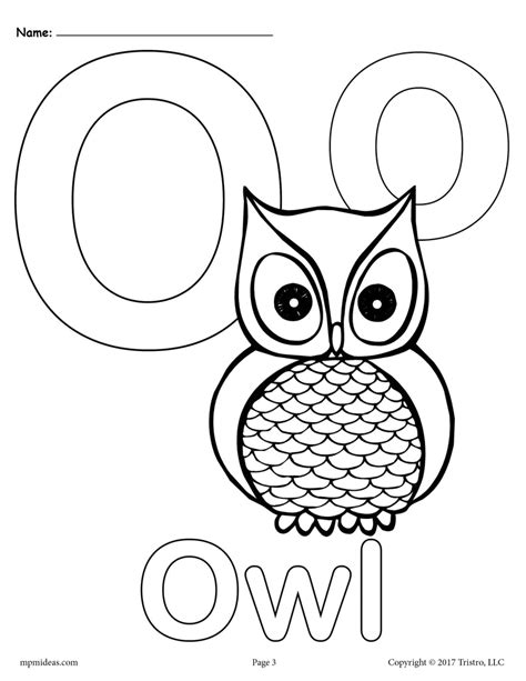 free printable letter o coloring pages