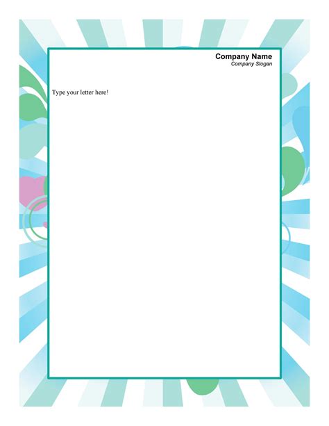 Free Printable Letterhead