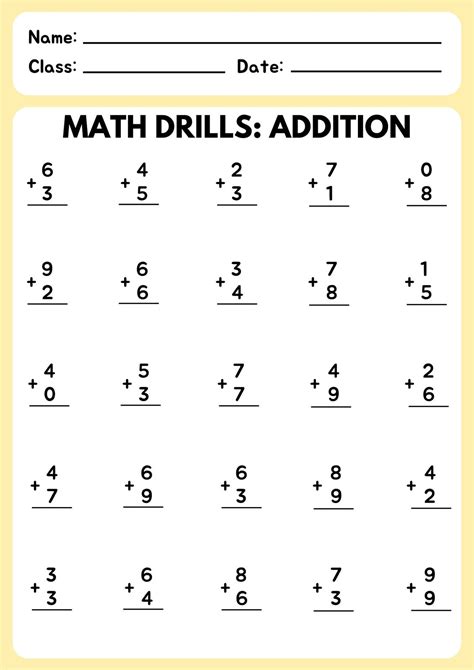 Free Printable Mathematics Worksheets