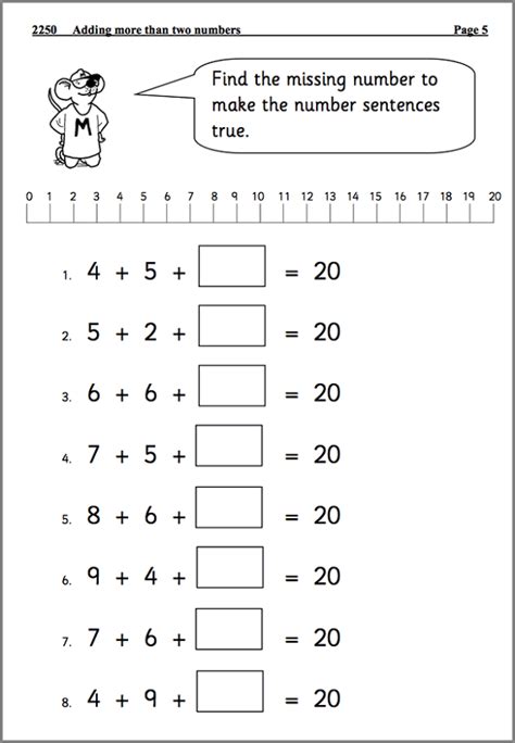 Free Printable Maths Worksheets Uk