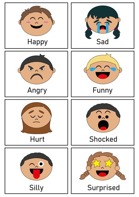 Free Printable Mood Faces