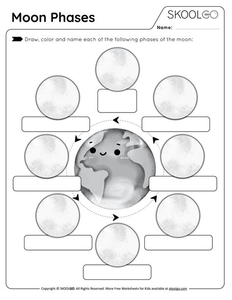 Free Printable Moon Phase Activity Sheet