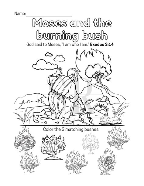 Free Printable Moses Activities
