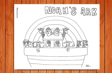 Free Printable Noahs Ark Template