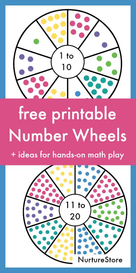 Free Printable Number Wheel