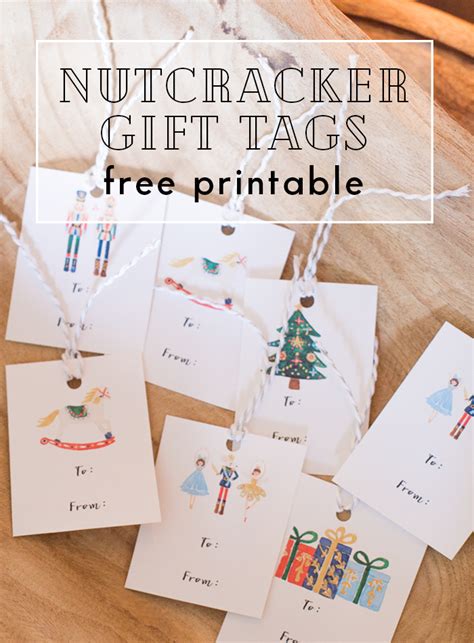 Free Printable Nutcracker Gift Tag