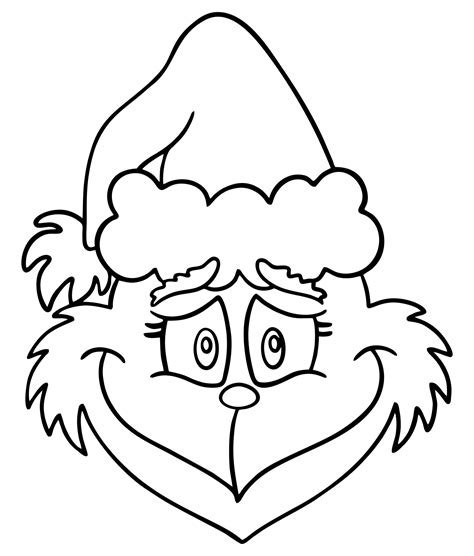 Free Printable Of Grinch Face