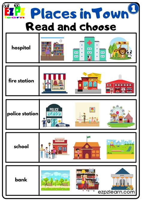 Free Printable Of Our Town Easy Reader