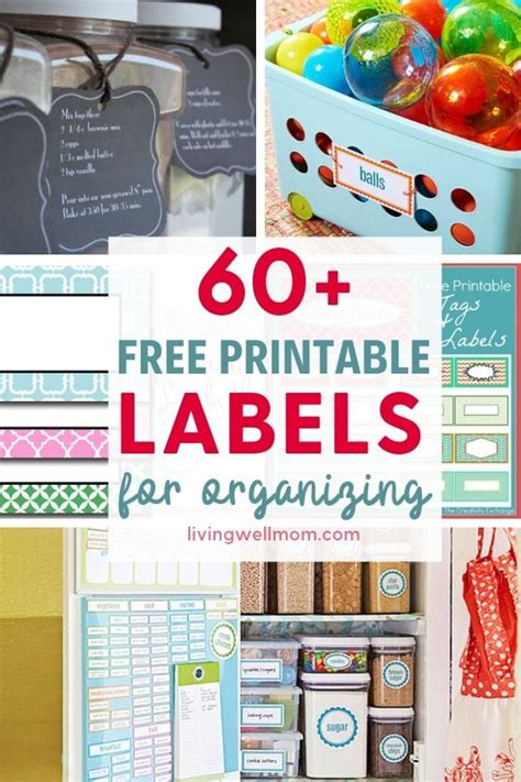 Free Printable Organization Labels