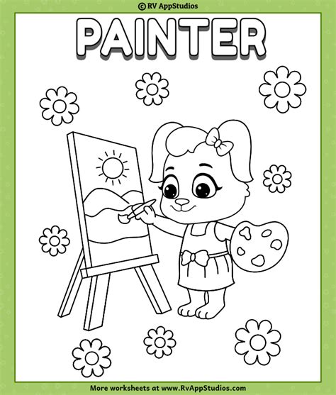 free printable painting pages for kids