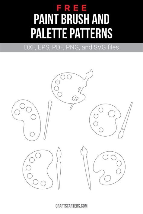 Free Printable Patterns Of Paint Brush Template