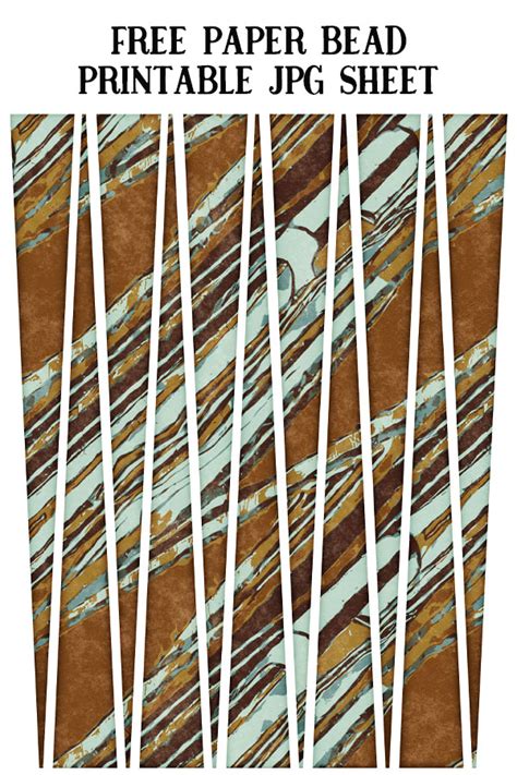 Free Printable Pdf Paper Bead