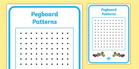 Free Printable Pegboard Patterns