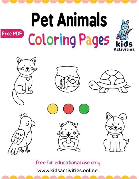 Pets Coloring Pages Best Coloring Pages For Kids