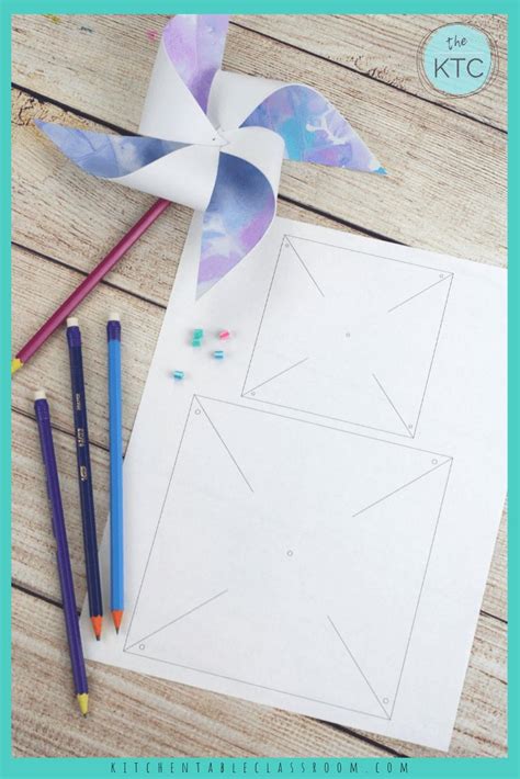 Free Printable Pinwheel Template