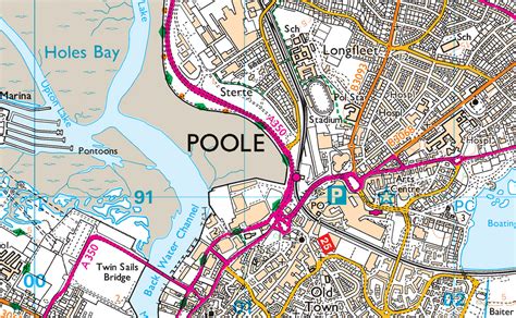 Free Printable Poole Map