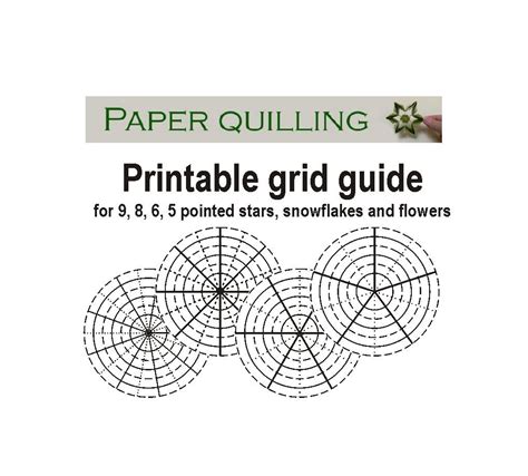 Free Printable Quilling Guide
