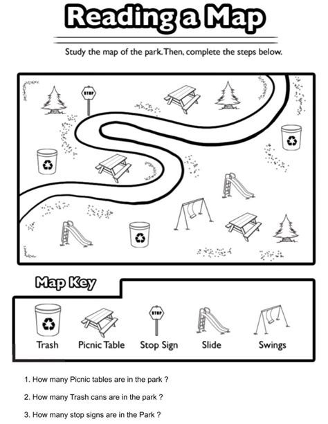 Free Printable Reading Maps Worksheets