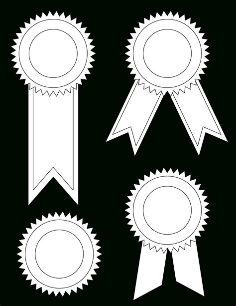 Free Printable Ribbon Template