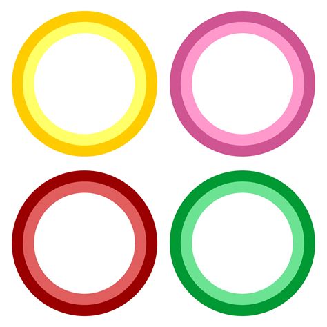 free printable round labels for stickers
