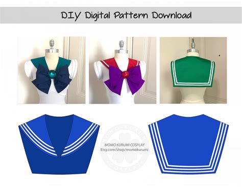 Free Printable Sailor Collar Pattern