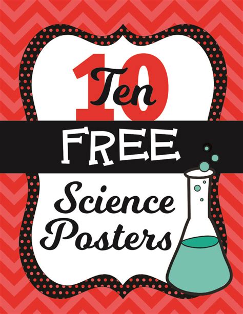 free printable science posters